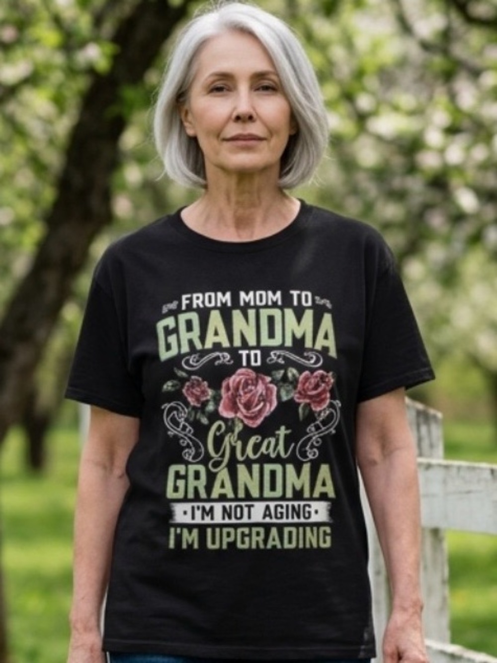 2 for $30 | ‘Grandma to Great Grandma' Black Tee
